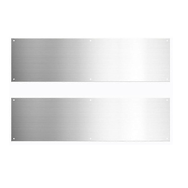 2 stycken dörrsparkplattor för ytterdörrar Aluminiumsparkplatta för dörrar Dekor Undvik t