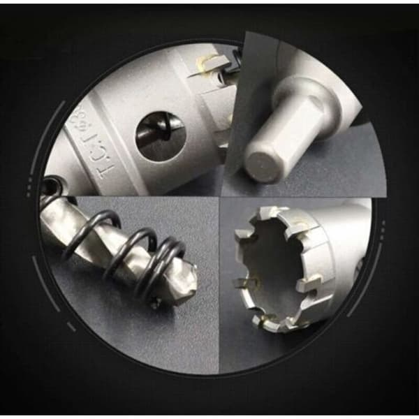 Hulsave, industriel kvalitet TCT hårdmetal hulsav til rustfrit stål, 75 mm