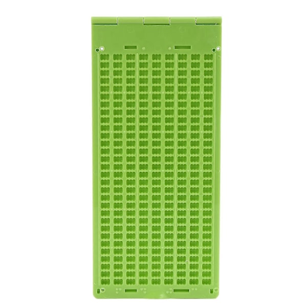 9 Linjer 30 Ruter Braille Skrive- og Stilussett i Plast for Blinde