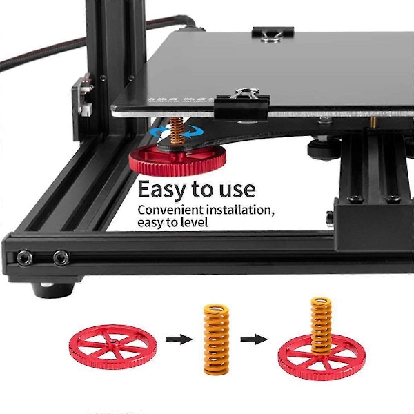 Mk8 Ekstruderblok Bowden Ekstruder Kompressionsfjeder til 3 Pro/5/5 Pro -10 Serie