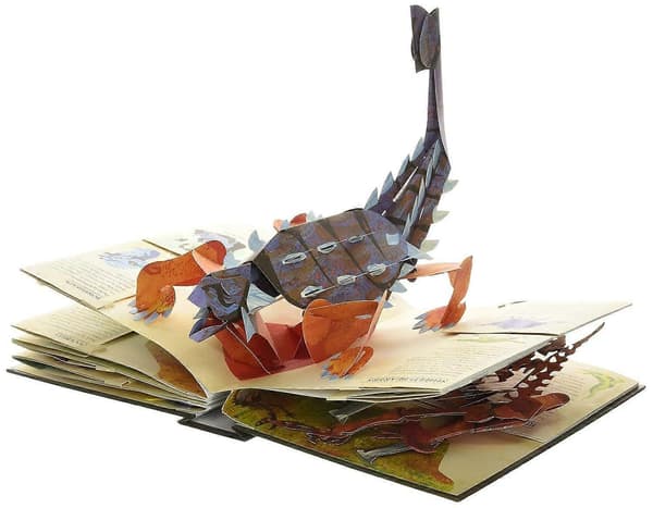 3D Encyclopedia Prehistorica Dinosaurs, Morsom Dinosaurleksikon 3D Bilde Pop Up Bok Bursdagsgave til Barn B