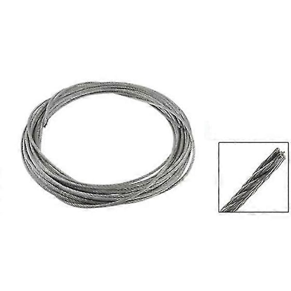 3mm Fleksibel Rustfritt Stål Wire Tau Kabel 12 Meter Lengde