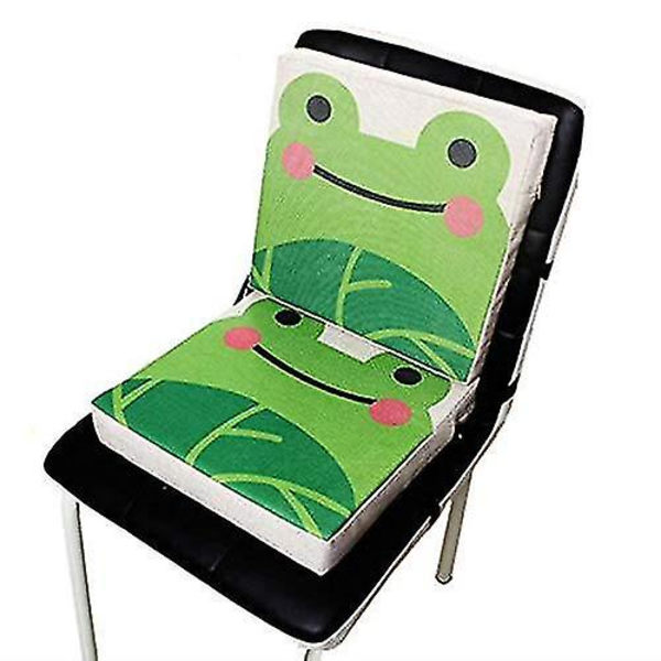Børne Booster Pude, Frø Pude Tynd Pude 33*33*4.5cm Stof Kunst