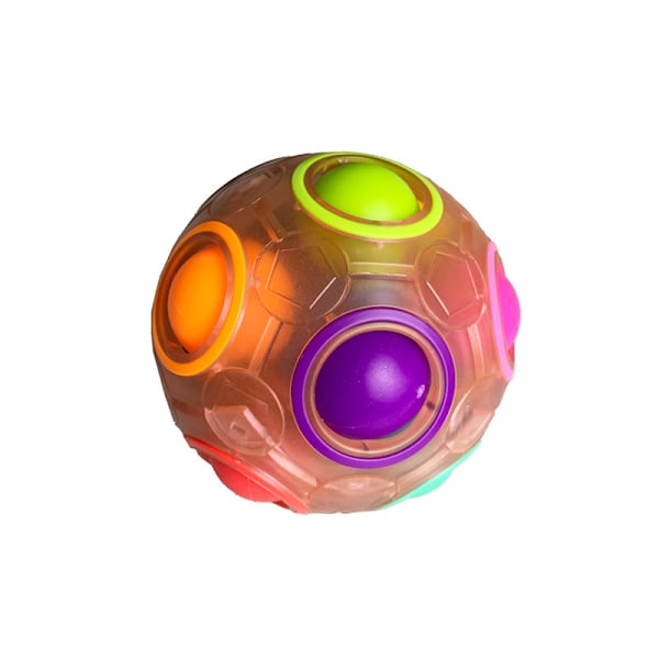 Magic Rainbow Puslesfære, Fingertip Bold Puslespil, Sjovt Stressaflastende Magic Bold Legetøj til Børn, Teenagere og Voksne