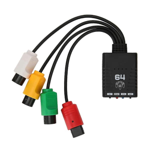 2025 Trådløs Controller Adapter Understøtter 4 Spillere Bluetooth Controller Konverter til N64 Konsol til PS3 til PS5 til 8bitdo