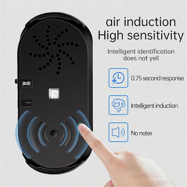 Smart Sensor Alarm Bildörröppning Anti-Kollisionsenhet Röstmeddelanden Bildörröppningspåminnelse Alarmindikator