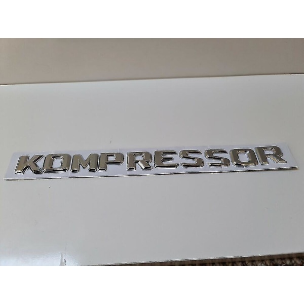 Chrome Kompressor Brev Badge Emblem Sl Slk Clk Cls Klasse - Gratis 1. Klasse Post Wine Red,5XL