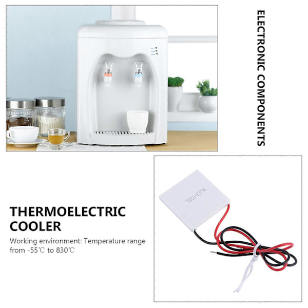 3 st Termoelektrisk Kylningsenhet Termoelektrisk Kylare Peltier Kylplatta Kylare Kylchip