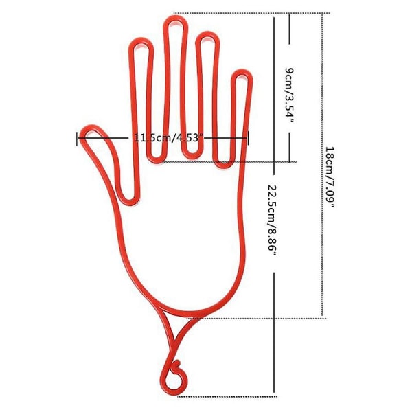 8 stk. Golfhandsker Strækker Holder Hanger Keeper Tørrestativ Shaper Værktøj Tilbehør Handske Støtte Ramme Krog