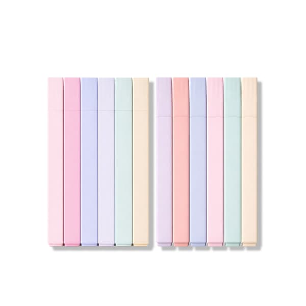 Pastellöverstrykningspennor (12-pack)