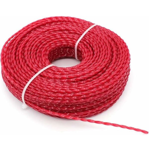 Nylon 3,0 mm krattkuttertråd – Lengde 15 m – Høy synlighet og aggressivitet – Kompatibel med 2 eller 4 trådshoder - 3mmx15m
