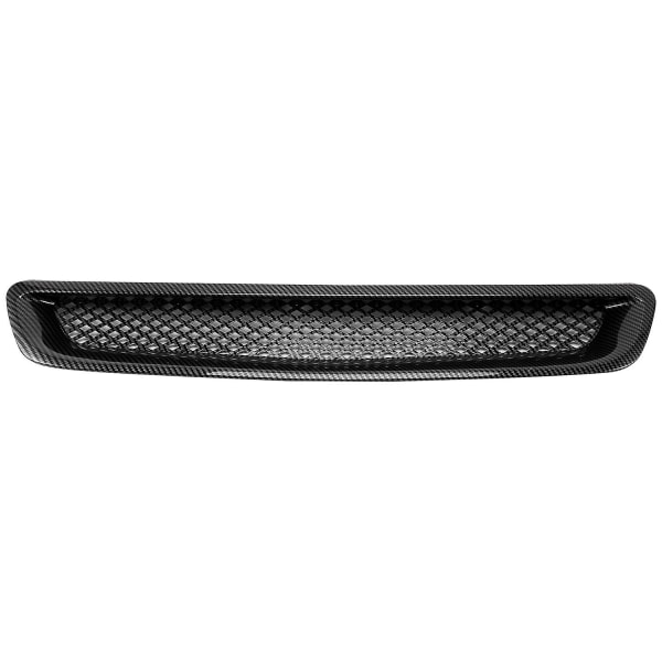 Front Hood Grill Grille i karbonfibermønster ABS for EK JDM DX EX LX T-R 1996-1998