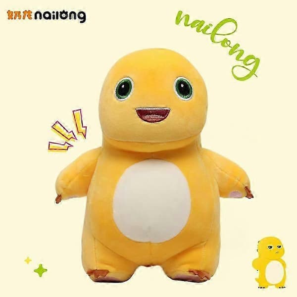 Nailong Docka Plyschleksak Dinosauriedocka Tecknad Klomaskin Docka Barnpresent Smile 23cm