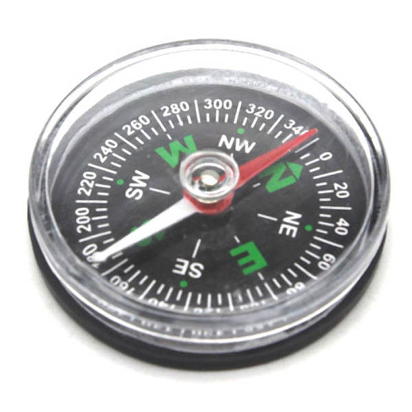 Bærbar Mini Precise Compass Praktisk Guider Survival-knap