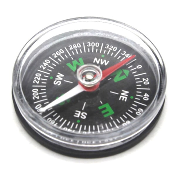 Bærbar Mini Precise Compass Praktisk Guider Survival-knapp