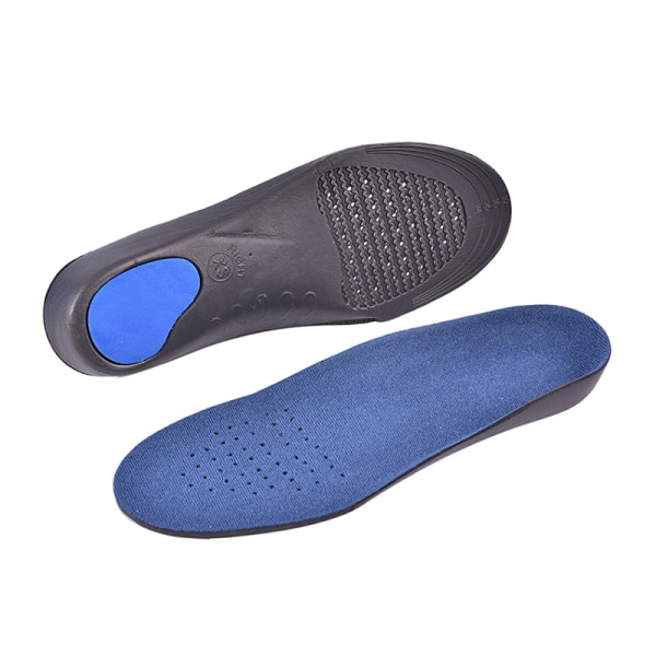 Unisex Flat Feet Arch Support Ortopediske innleggssåler EVA smertestillende M(41-43)