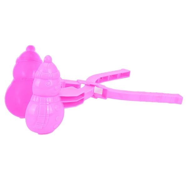 Winter Plastic Snowball Maker Clip Snow Ball Maker Rolig Snowba random color 2 pcs