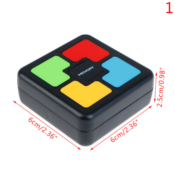 Pedagogiskt minnesspel med ljus och ljud Toy Quiz Game Ch N1