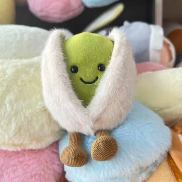 1 stk. 12 cm e Liten Pistachio Dukke Stue Dekor Pluss onesize