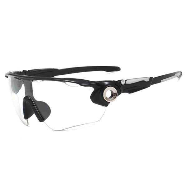 Cykelbriller 8 Clolors Outdoor Sports Solbriller Mænd Kvinder C White
