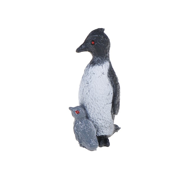 8 stk/sæt Plastic Ocean Animal Small Penguin Figur Model Legetøj 0