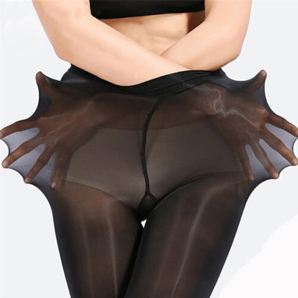 Sexy Elastiske Tights Silke Strømper Skinny Strømpebukse Prevent Hoo Black