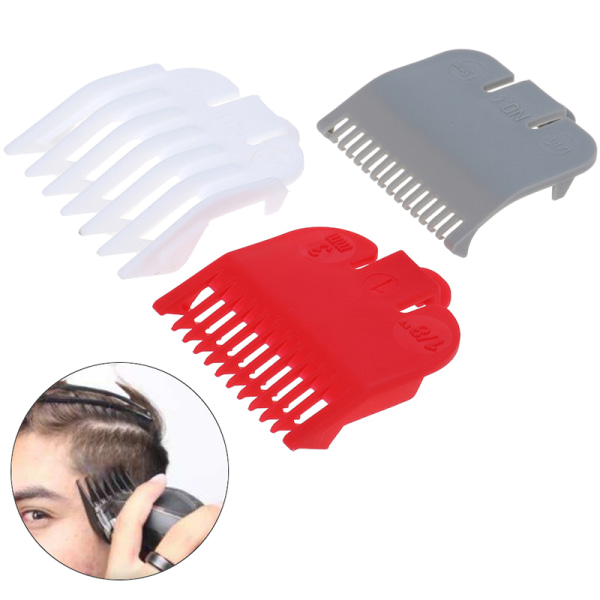3 kpl Hiusleikkuri Limit Comb ting Guide Parturi Korvaavat hiukset onesize