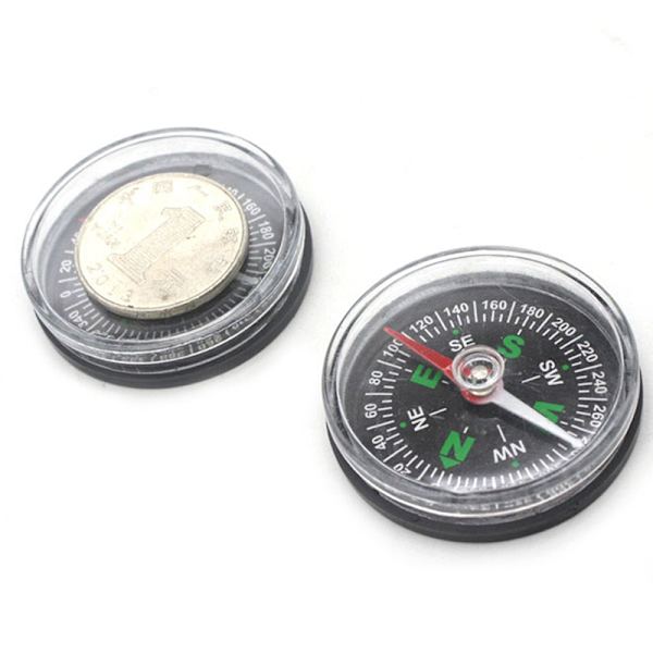 Bærbar Mini Precise Compass Praktisk Guider Survival-knap