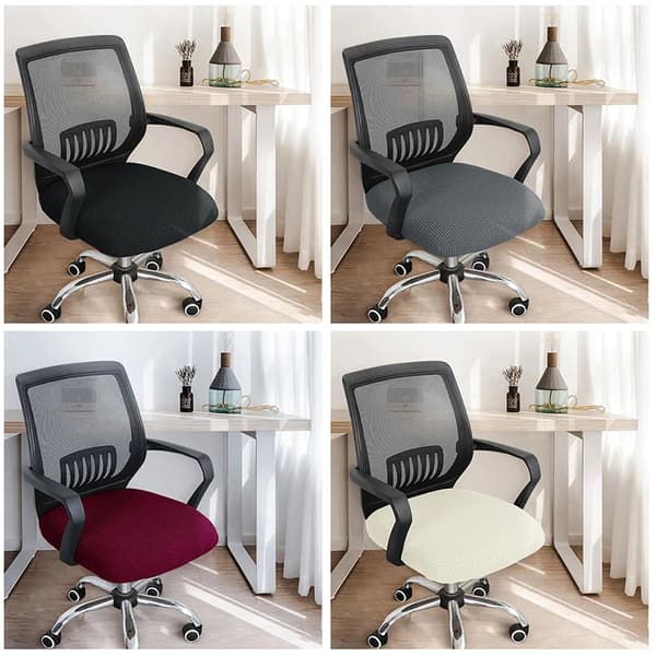 Spandex Elasticity Office Stretch datorstolsöverdrag Anti-du Wine red