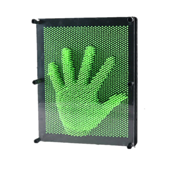 3D Clone Shape Pin Art Shoumo Colorful Model tredimensionell Green