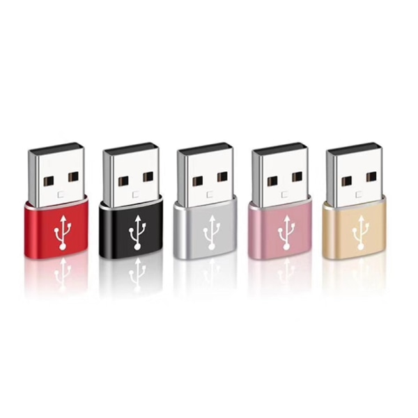 1 kpl USB C 3.1 Type C naaras USB 3.0 Type A Urosportti Conve Red