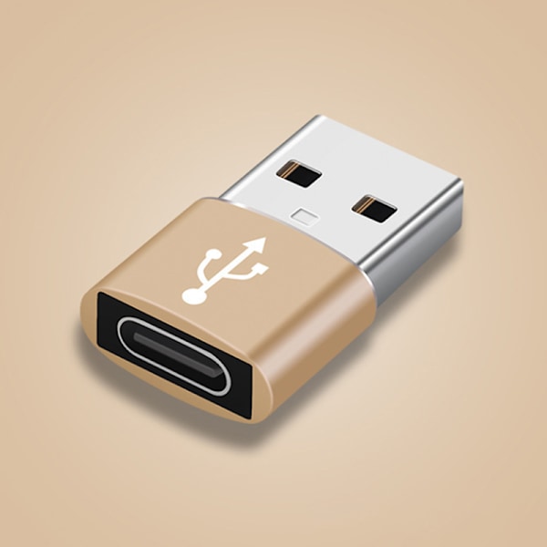 1 kpl USB C 3.1 Type C naaras USB 3.0 Type A Urosportti Conve Gold