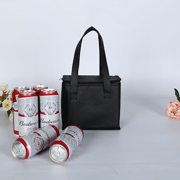 Utomhuskylbox Bärbar thermal kylväska Campin Black Small