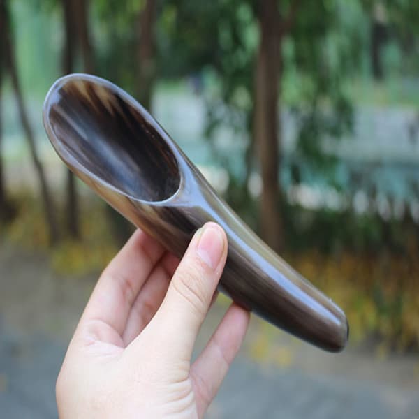 Natural Buffalo Horn No Stress Massage Tool SPA Terapi Massage 1pcs