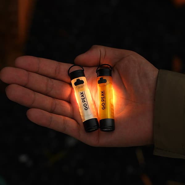 1kpl Tasku Mini Taskulamppu Ulkoilu Avain Klipsi Lippis Tunnelma Led Lon Purple