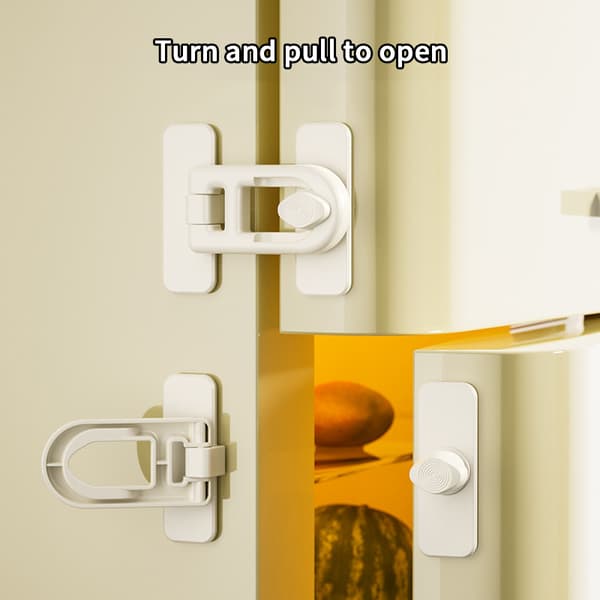 Anti Öppen Kylskåpslås Barnsäker Kylskåpsdörr Lås Chi Dark 71mm