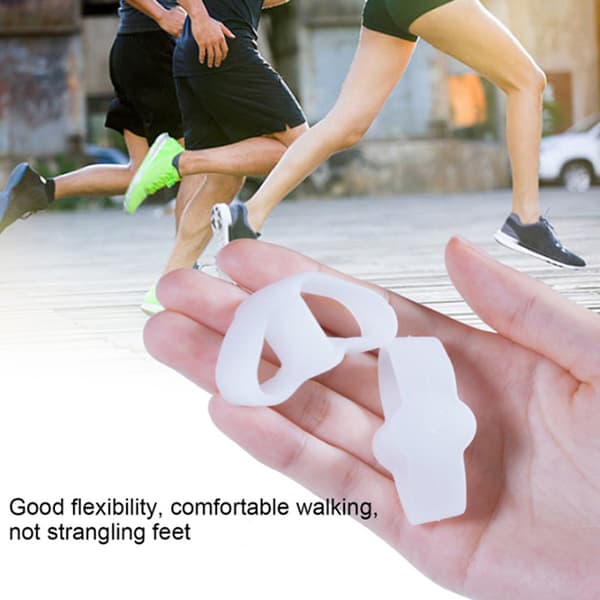 2kpl silikoninen jalkasormivarvaserotin Hallux Valgus Corrector 3.5*1.4cm