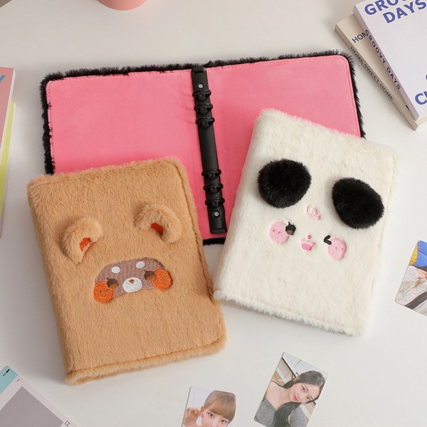 A5 Binder Fotokortholder Kawaii Plush Photo Album Kpop Idol P Only cover-S1