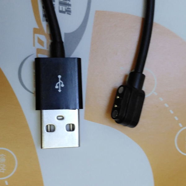 Magnetisk opladerkabel til smartur med magnetisk P Black