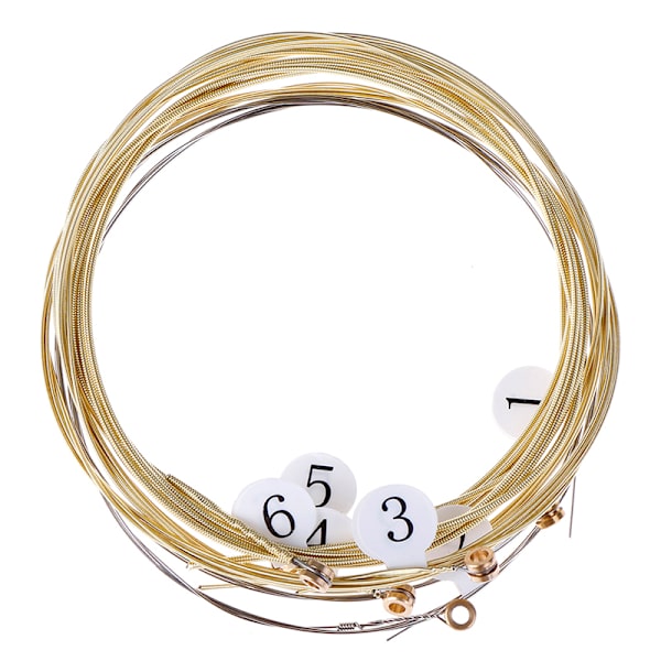 1 Set 6 kpl Practice Nickel Plated Steel Guitar String For Acou