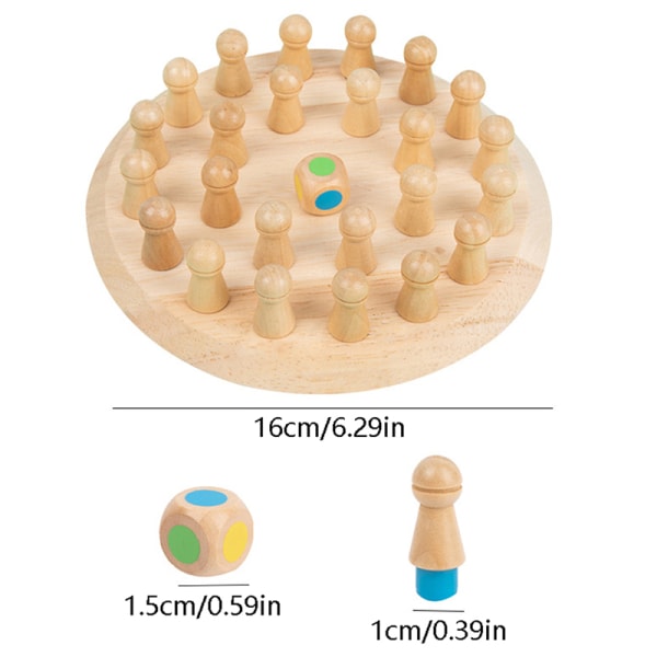 Kids Memory Match Stick Chess Game Fun Block Board Game Ability