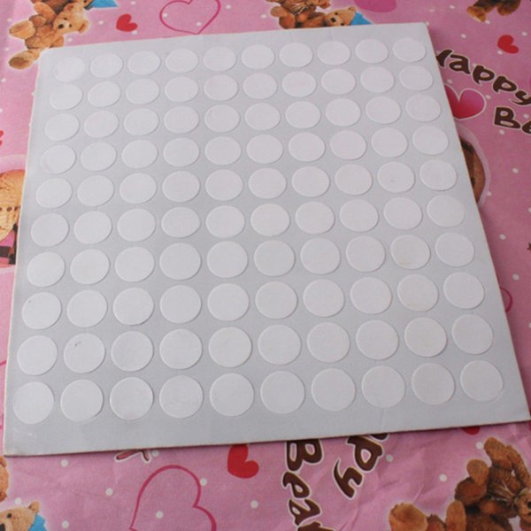 100 STK konvolut selvklæbende stearinlys gør væge klistermærker Sticky Dot 10 pcs