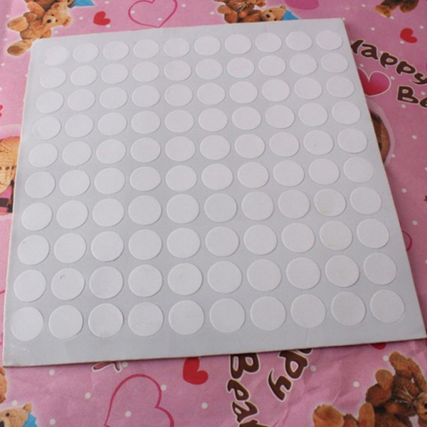 100 STK Konvolutt selvklebende stearinlys Making Wick Stickers Sticky Dot 10 pcs