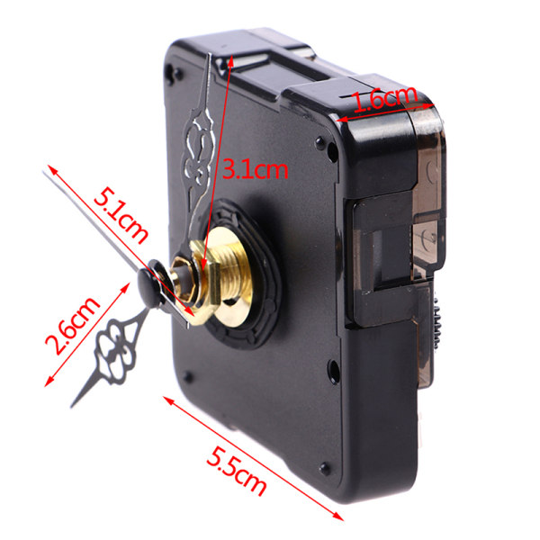 Mute Quartz Silent Clock Mechanism Movement Classic Clockwork R one size