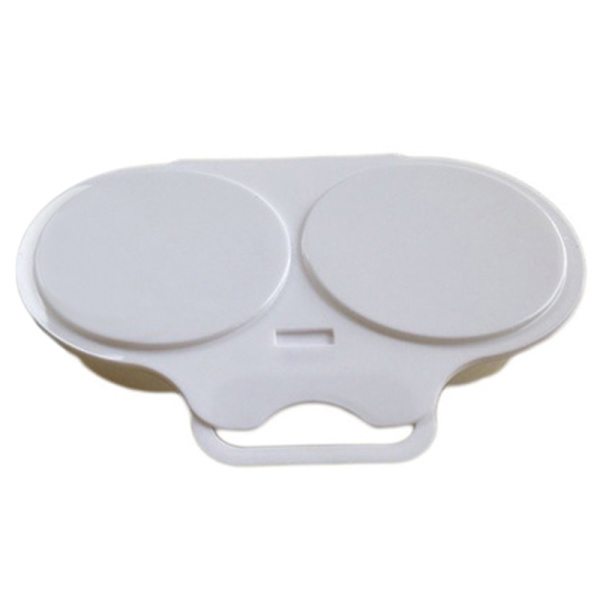 Kök Mikrovågsugn Rund Form Äggångare Matlagning Form Ägg 2 PCS