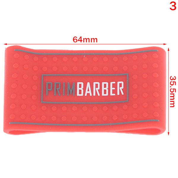 1 kpl Liukumaton parturi Clipper Grip Bands Sleeve Hiustenleikkuri Hold Red 64*35.5mm