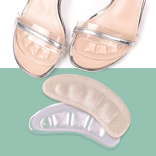Skridsikker indersål Hælklistermærke til højhælede flip flop sandaler 1 pair