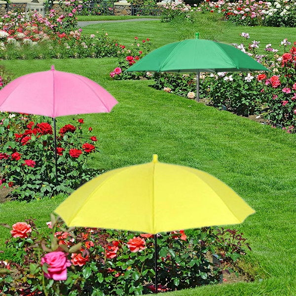 Opgraderede parasoller til udendørs planter Sky blue