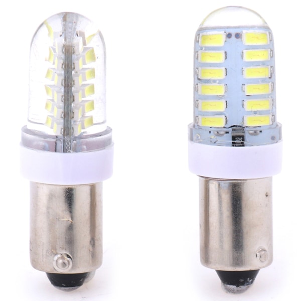 2X BA9S T11 T4W 3014 24smd 12v led bilside lyspærer interiør as the picture Onesize