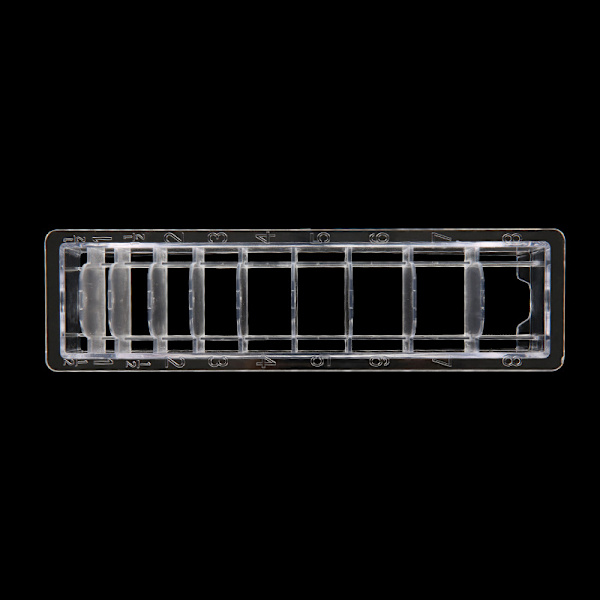 Universal Rektangulær Plastic Guide Kam Opbevaringsboks Barber Hai 10 grids